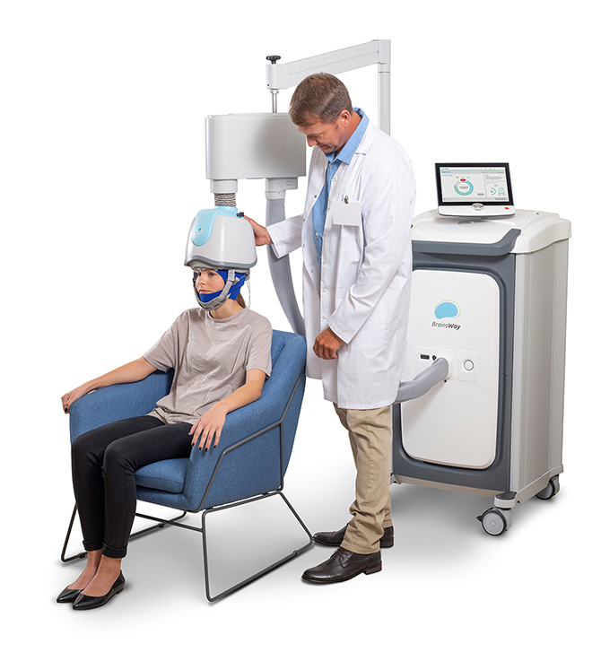 rTMS療法のイメージ